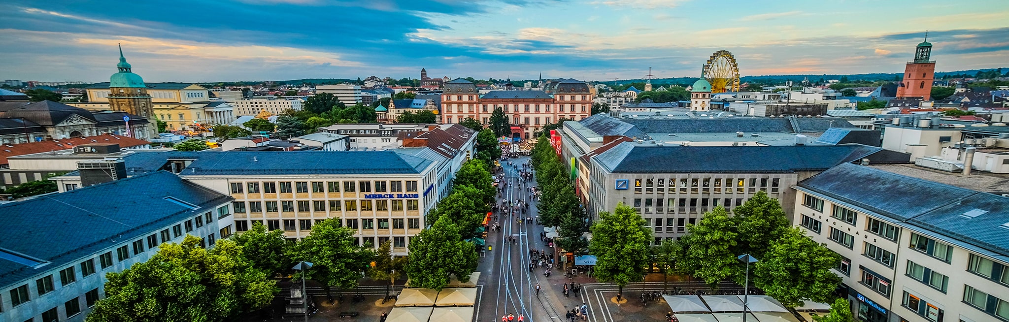 Ansicht von Darmstadt