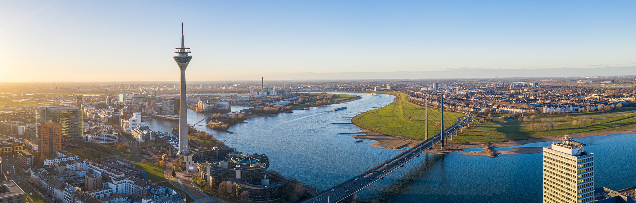 Ansicht von Düsseldorf